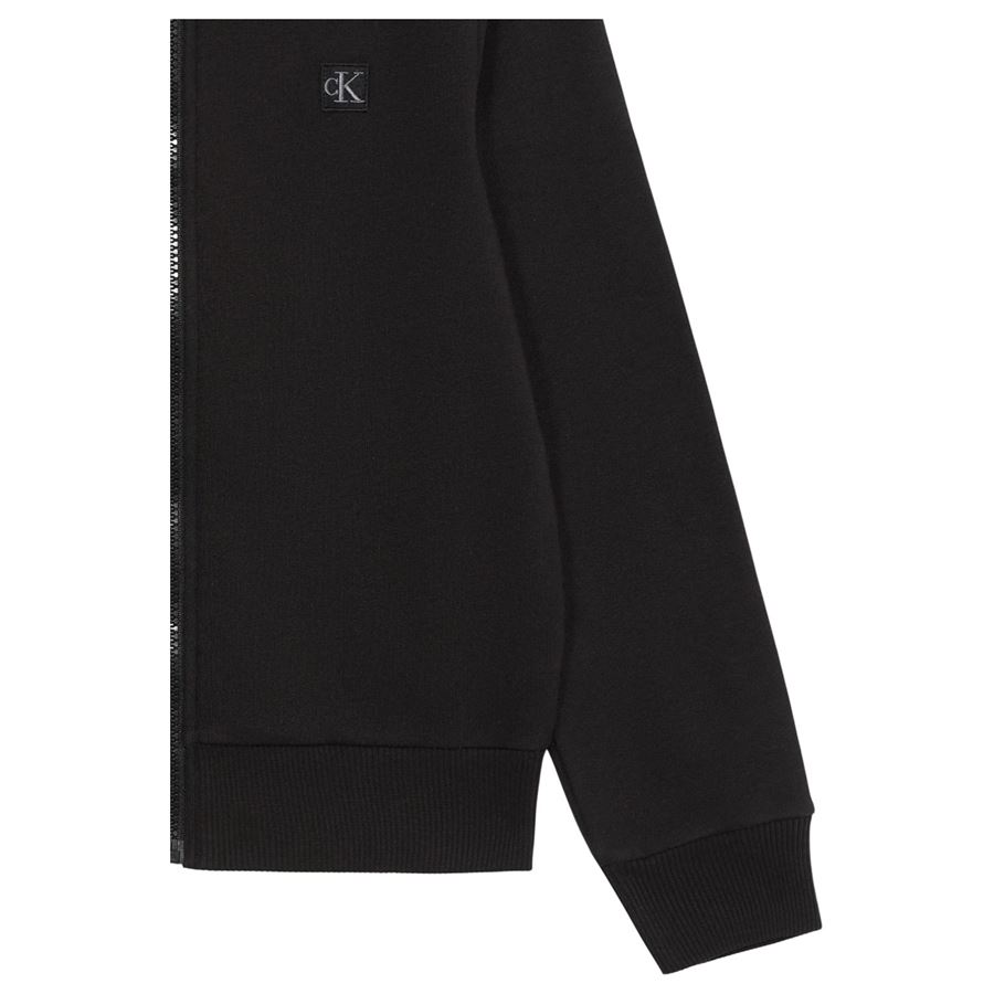 Mini Badge Zip Through felpa con cappuccio da bambino Calvin Klein | CKIU0IU00707BEH